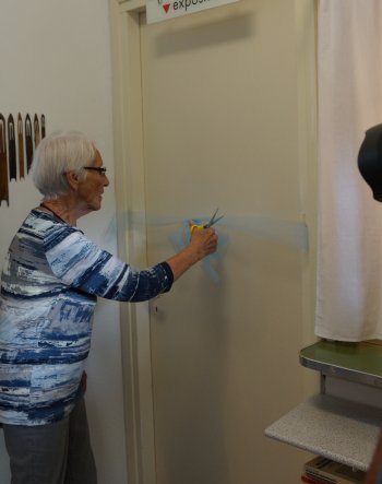 Grietje Dam opent Tentoonstelling